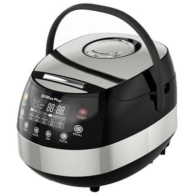 پلوپز چند کاره سوئیس پلاس مدل SRC-5500S ظرفیت ۵ لیتر با بدنه استیل ضد زنگ