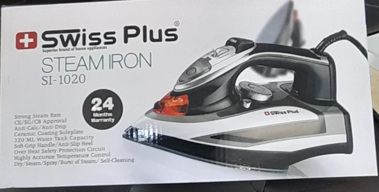 اتو بخار سوئیس پلاس مدل SL1020